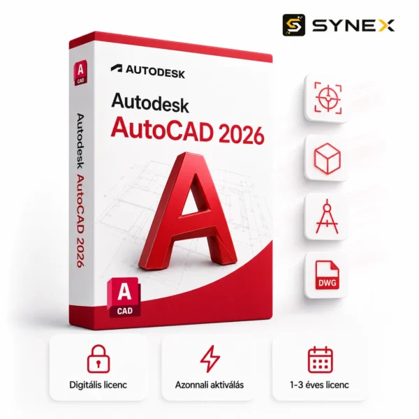 AUTODESK AUTOCAD 2026 | Windows & MAC | 1-3 éves licenc I