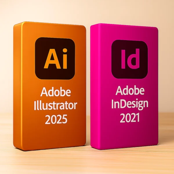 Illustrator 2025 + InDesign 2021 I Windows – termékkép