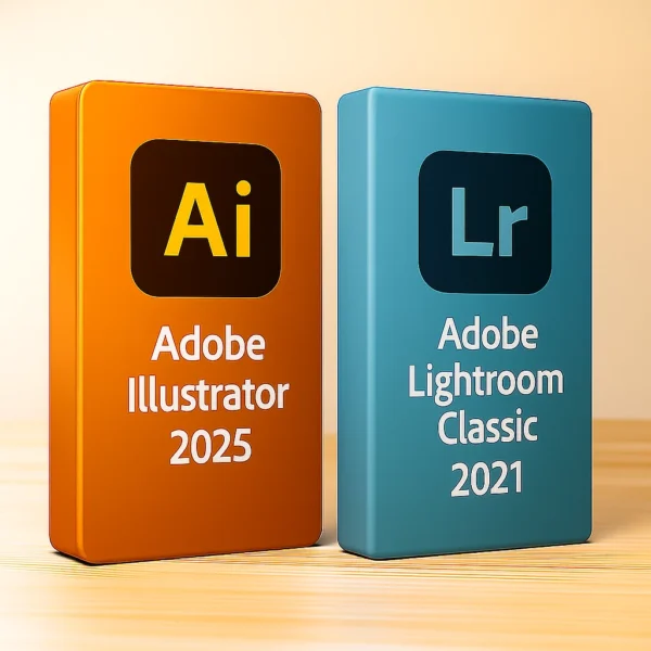 Illustrator 2025 + Lightroom Classic 2021 I Windows – termékkép