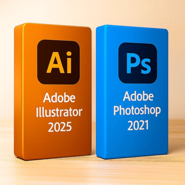 Illustrator 2025 + Photoshop 2021 I Windows – termékkép