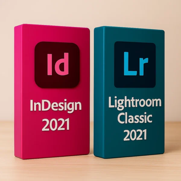 InDesign 2021 + Lightroom Classic 2021 I Windows – termékkép
