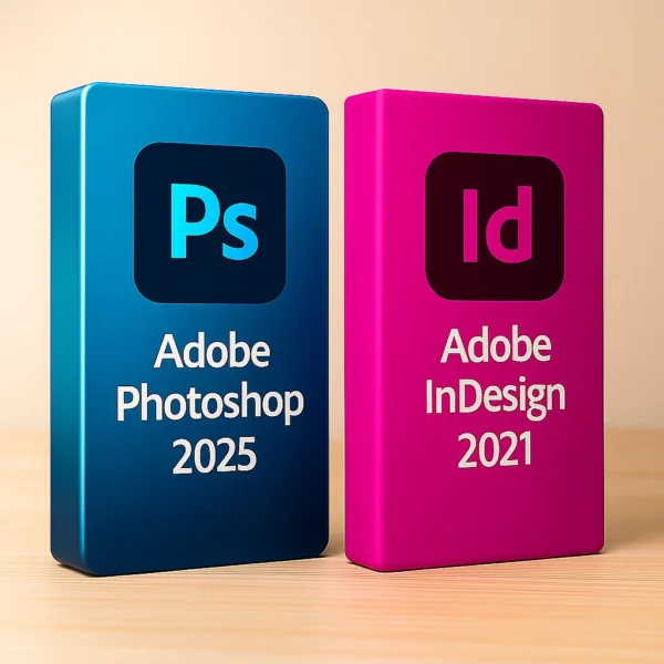 Photoshop 2025 + InDesign 2021 I Windows – termékkép