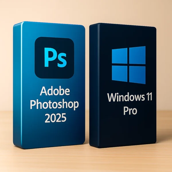 Photoshop 2025 + Windows 11 Pro – termékkép