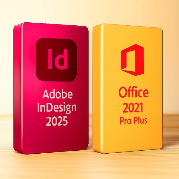 InDesign 2025 + Office 2021 Pro Plus I Windows – termékkép