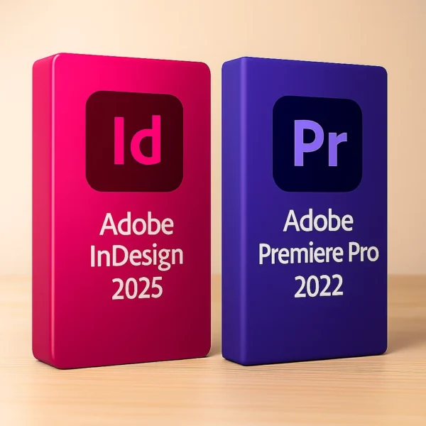 InDesign 2025 + Premiere Pro 2022 I Windows – termékkép