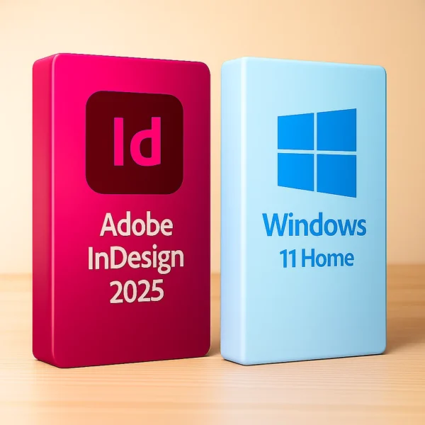 InDesign 2025 + Windows 11 Home – termékkép