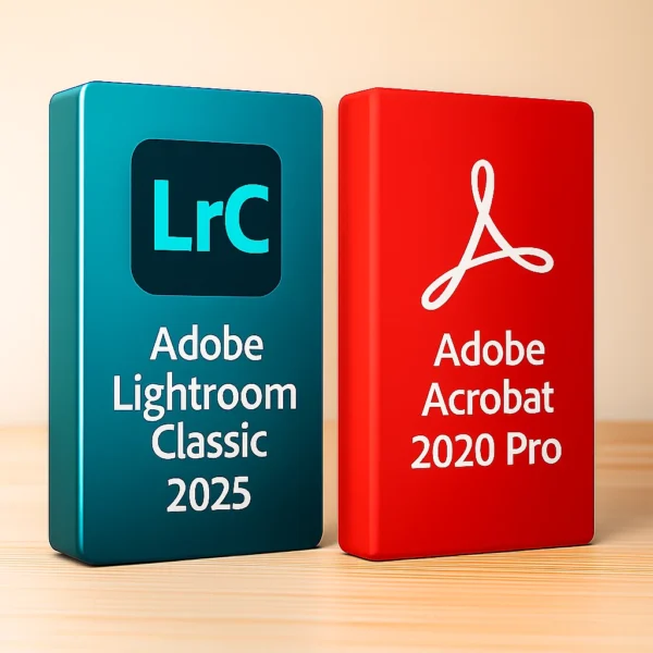 Lightroom Classic 2025 + Acrobat 2020 Pro I Windows – termékkép