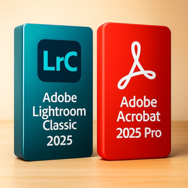 Lightroom Classic 2025 + Acrobat 2025 Pro I – termékkép