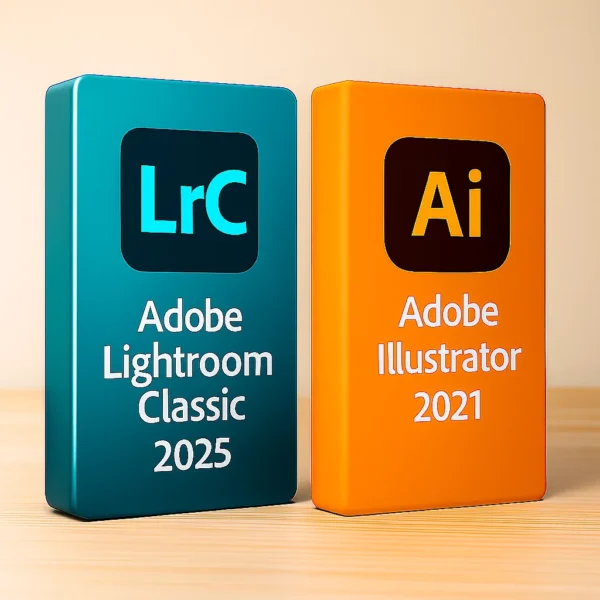 Lightroom Classic 2025 + Illustrator 2021 I Windows – termékkép