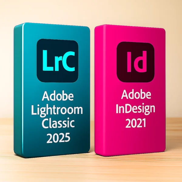 Lightroom Classic 2025 + InDesign 2021 I Windows – termékkép