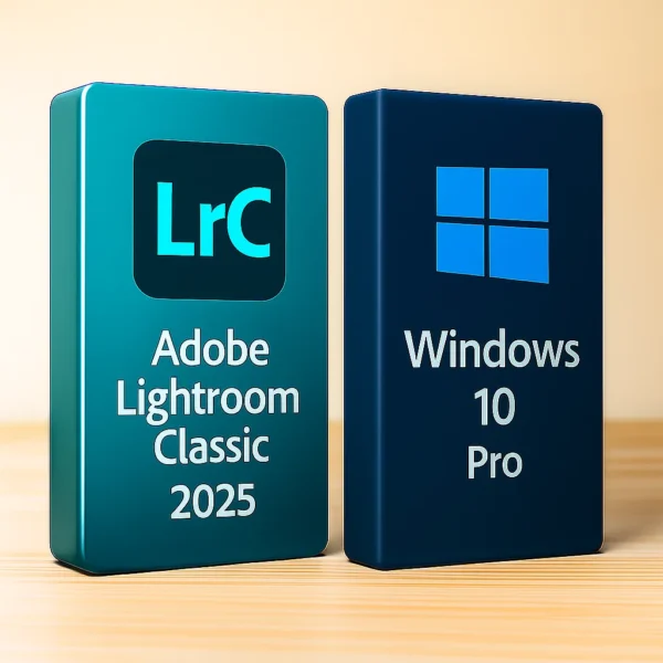 Lightroom Classic 2025 + Windows 10 Pro – termékkép
