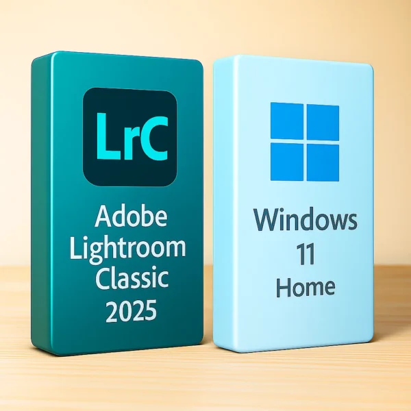 Lightroom Classic 2025 + Windows 11 Home – termékkép