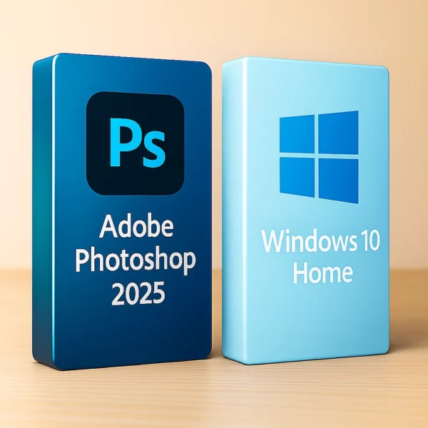 Photoshop 2025 + Windows 10 Home – termékkép