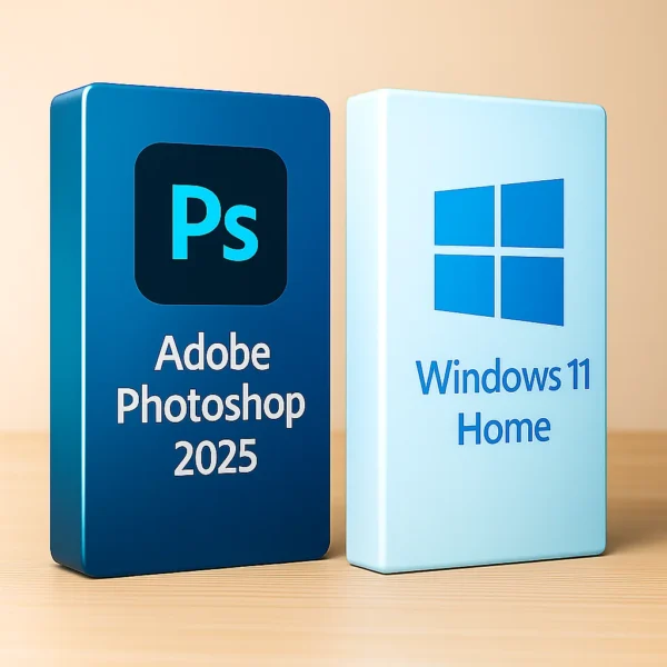 Photoshop 2025 + Windows 11 Home – termékkép