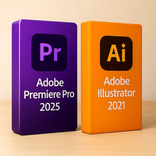 Premiere Pro 2025 + Illustrator 2021 I Windows – termékkép