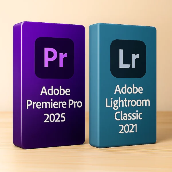 Premiere Pro 2025 + Lightroom Classic 2021 I Windows – termékkép