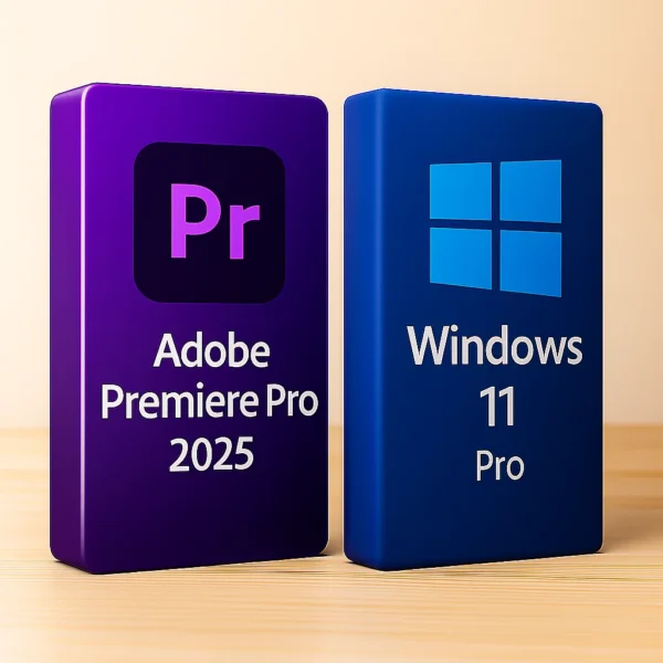 Premiere Pro 2025 + Windows 11 Pro – termékkép