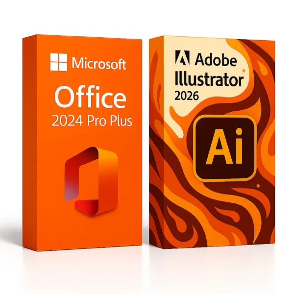 Illustrator 2026 + Office 2024 Pro Plus – termékkép