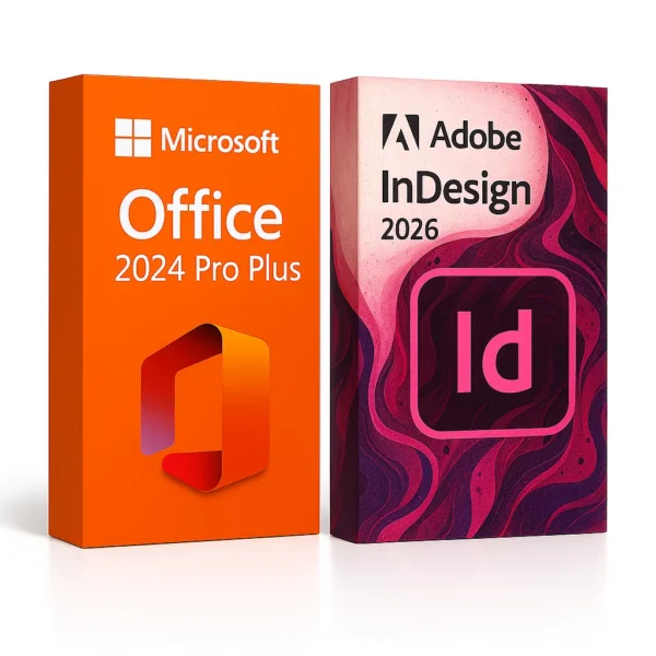 InDesign 2026 + Office 2024 Pro Plus – termékkép