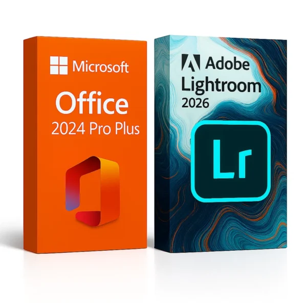 Lightroom Classic 2026 + Office 2024 Pro Plus – termékkép