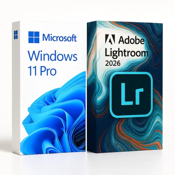 Lightroom Classic 2026 + Windows 11 Pro – termékkép