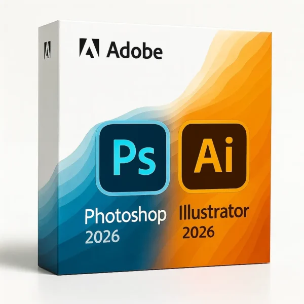 Photoshop 2026 + Illustrator 2026 I Windows – termékkép