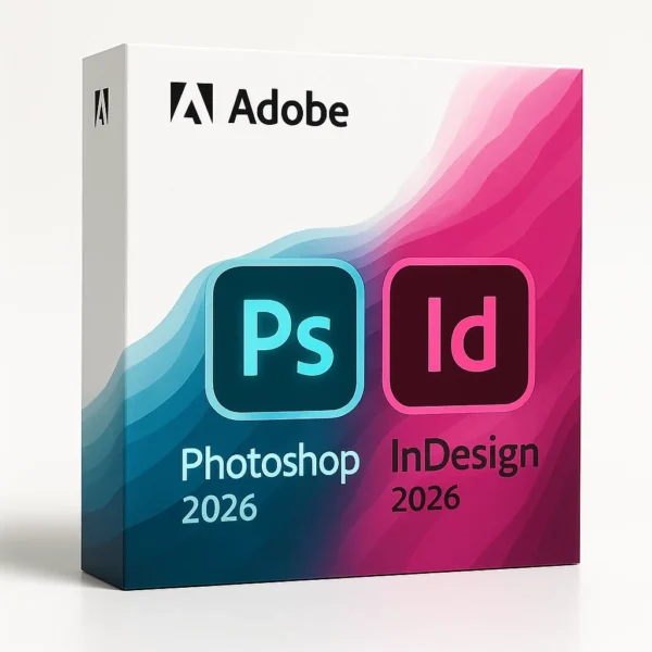 Photoshop 2026 + InDesign 2026 I Windows – termékkép