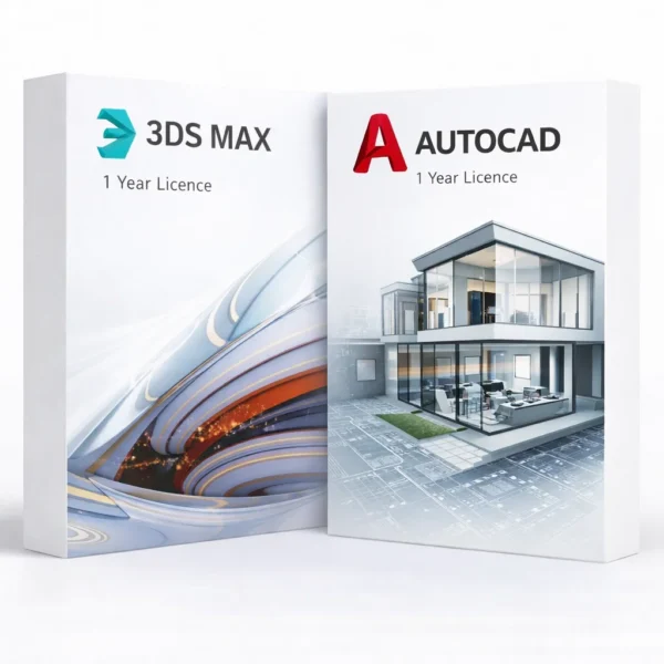 Autodesk 3ds Max + AutoCAD (1 év) I Windows – termékkép