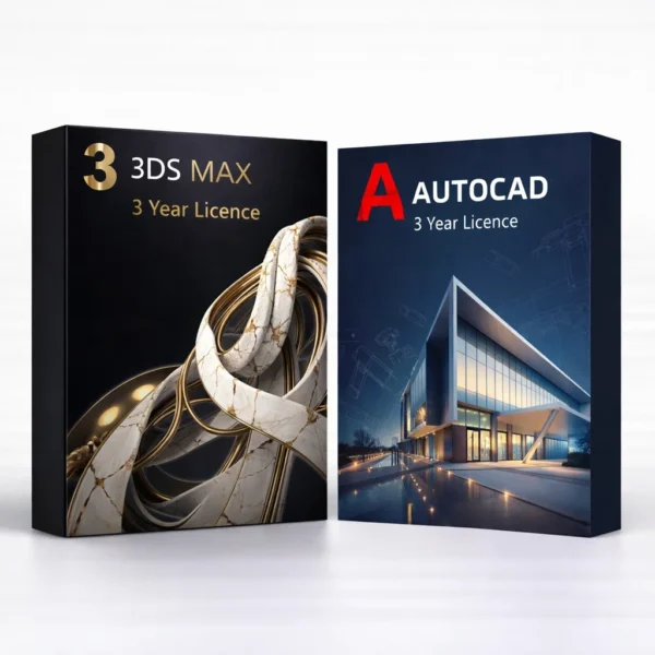 Autodesk 3ds Max + AutoCAD (3 év) I Windows – termékkép