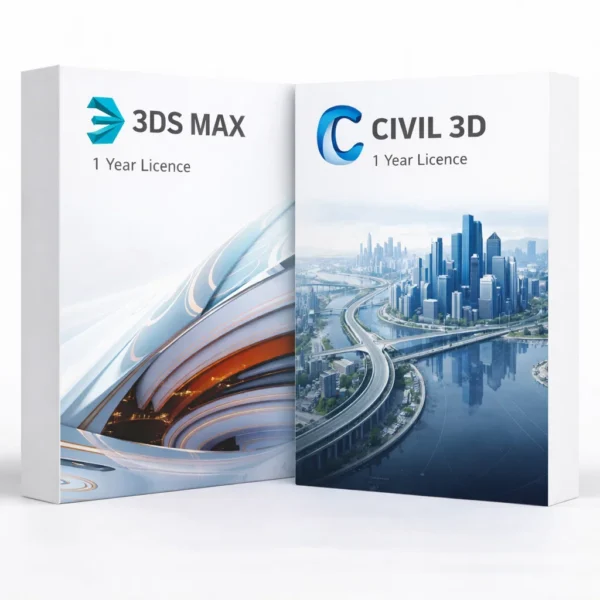 Autodesk 3ds Max + Civil 3D (1 év) I Windows – termékkép