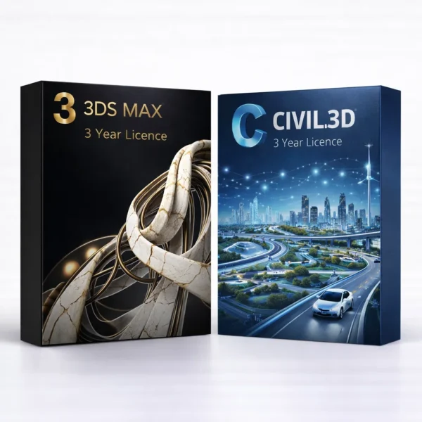 Autodesk 3ds Max + Civil 3D (3 év) I Windows – termékkép