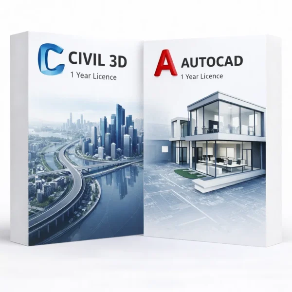 Autodesk AutoCAD + Civil 3D (1 év) I Windows – termékkép