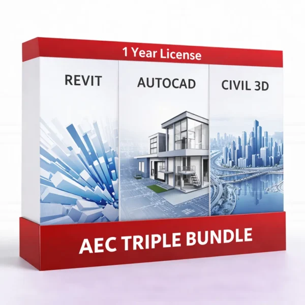 Autodesk AutoCAD + Revit + Civil 3D (1 év) I Windows – termékkép