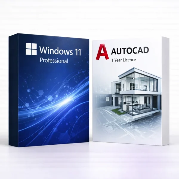 Windows 11 Pro (örök) + Autodesk AutoCAD (1 év) – termékkép