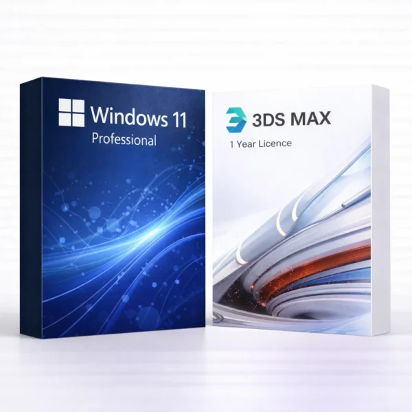 Windows 11 Pro (örök) + Autodesk 3ds Max (1 év) – termékkép