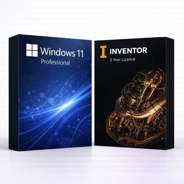 Windows 11 Pro (örök) + Autodesk Inventor (3 év) – termékkép