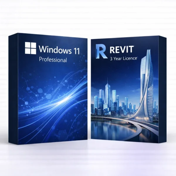 Windows 11 Pro (örök) + Autodesk Revit (3 év) – termékkép