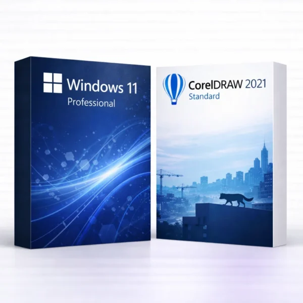 Windows 11 Pro + CorelDRAW Standard 2021 – termékkép