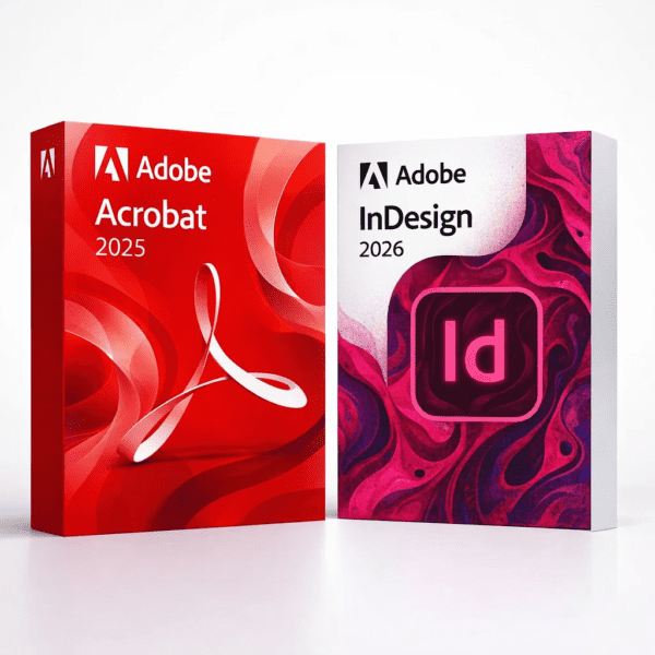 Acrobat 2025 + InDesign 2026 – termékkép