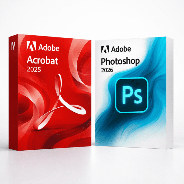 Acrobat 2025 + Photoshop 2026 – termékkép