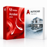 Acrobat 2025 (örök) + AutoCAD (1 év)