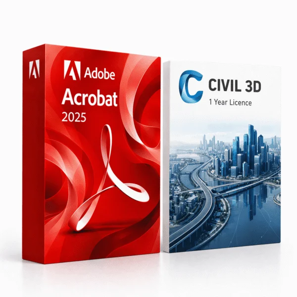 Acrobat 2025 (örök) + Civil 3D (1 év) – termékkép