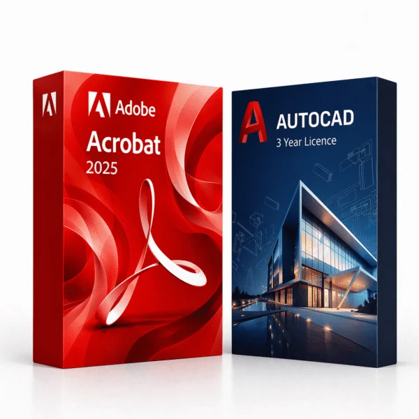 Acrobat 2025 (örök) + AutoCAD (3 év) – termékkép