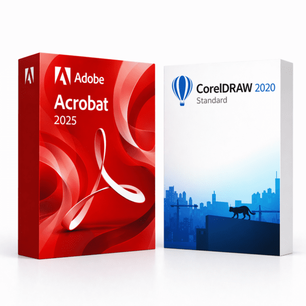 Acrobat 2025 + CorelDRAW Standard 2020 – termékkép