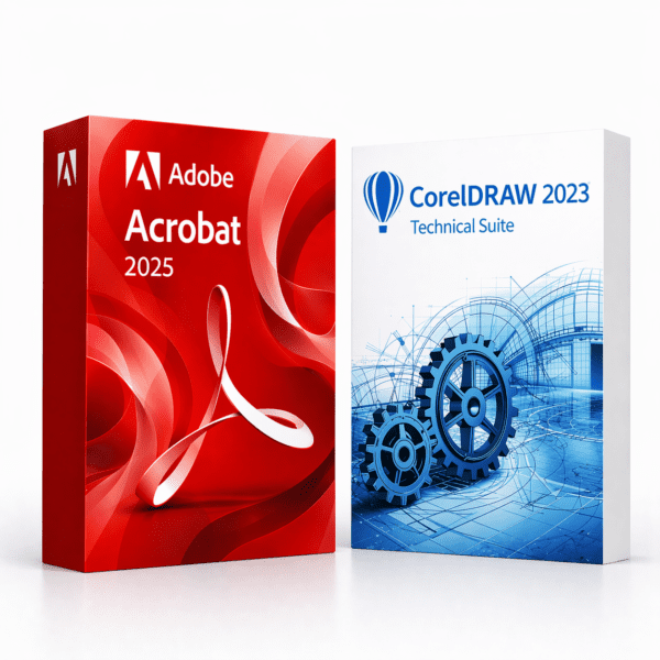 Acrobat 2025 + CorelDRAW Technical Suite 2023 – termékkép