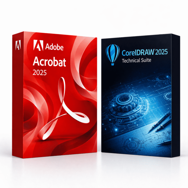 Acrobat 2025 + CorelDRAW Technical Suite 2025 – termékkép