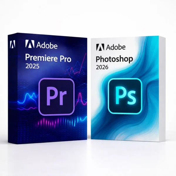 Premiere Pro 2025 + Photoshop 2026 – termékkép