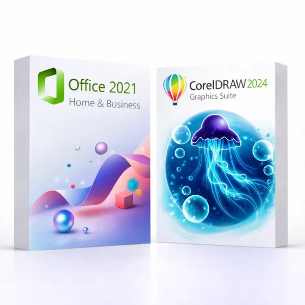Office 2021 Home & Business + Autodesk Graphics Suite 2024 – termékkép