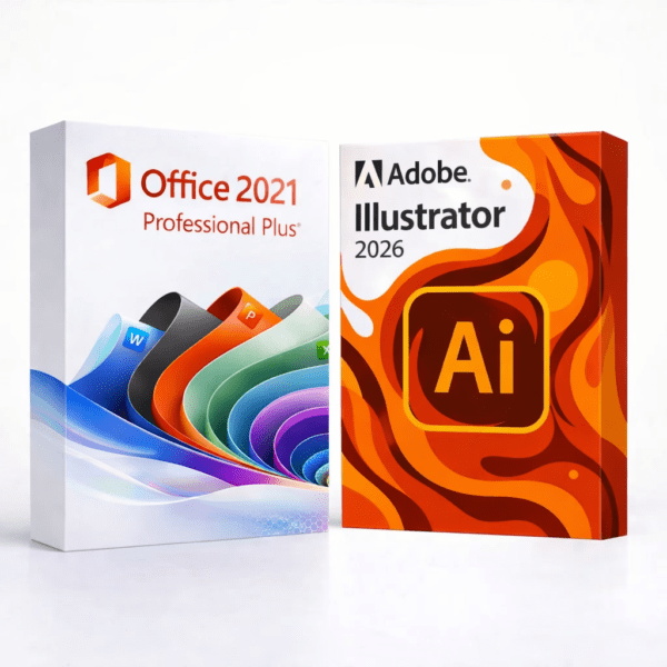 Office 2021 Pro Plus + Illustrator 2026 – termékkép