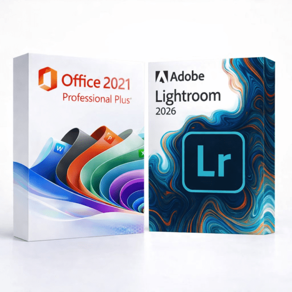 Office 2021 Pro Plus + Lightroom 2026 – termékkép